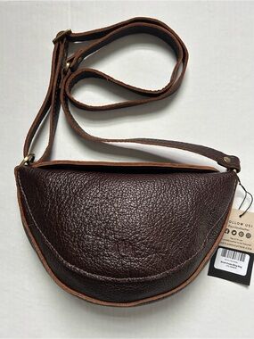 NWT Portland Leather Small KOALA SLING BAG in COLDBREW